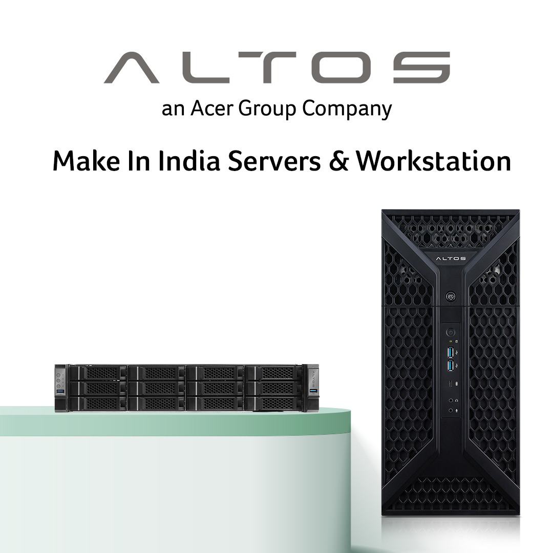 Altos India manufactures high-end workstations and servers under the Make in India Initiative